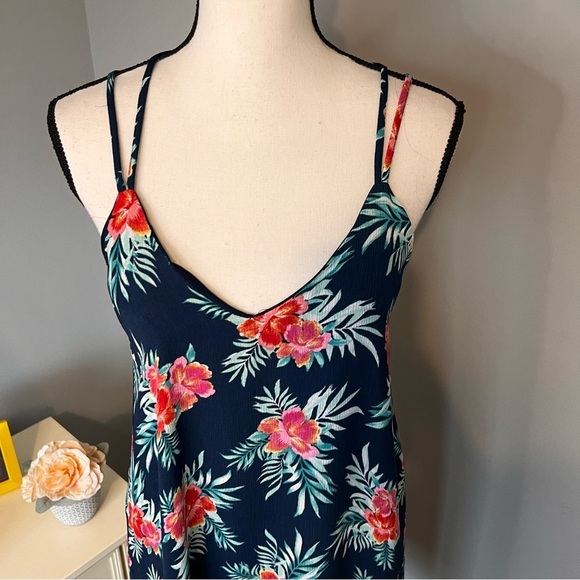 My Michelle Floral Layered Strappy Cami Summer Dress - Picture 3 of 8